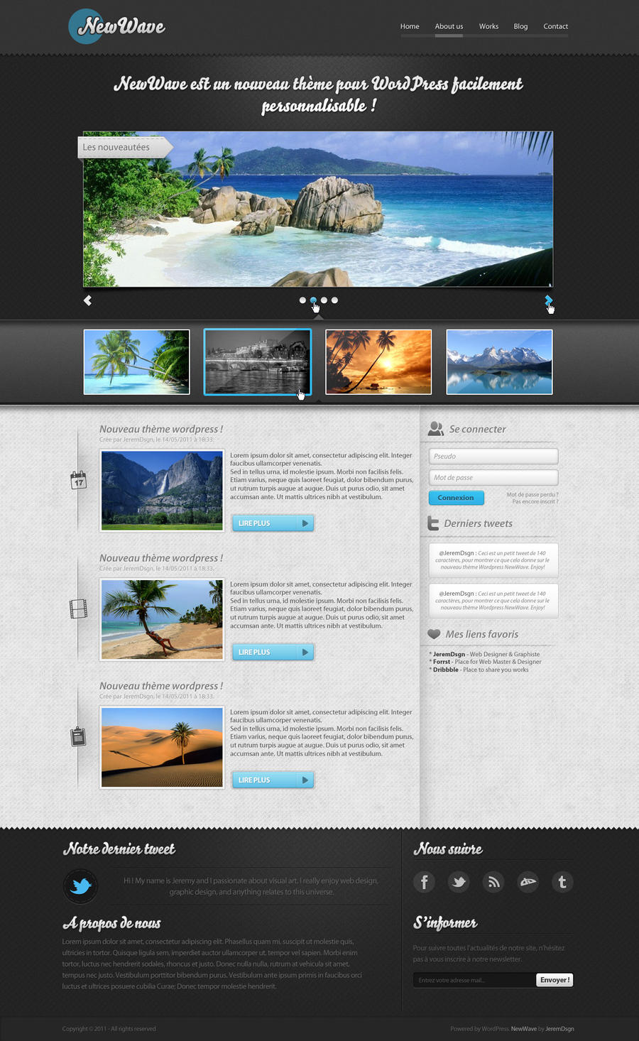 NewWave - WordPress Theme by JeremDsgn