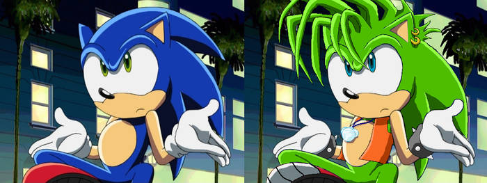 Sonic X Repaint: Sonic to Manic
