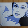 Keira Knightley stencil