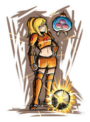 Samus and Baby Charged!