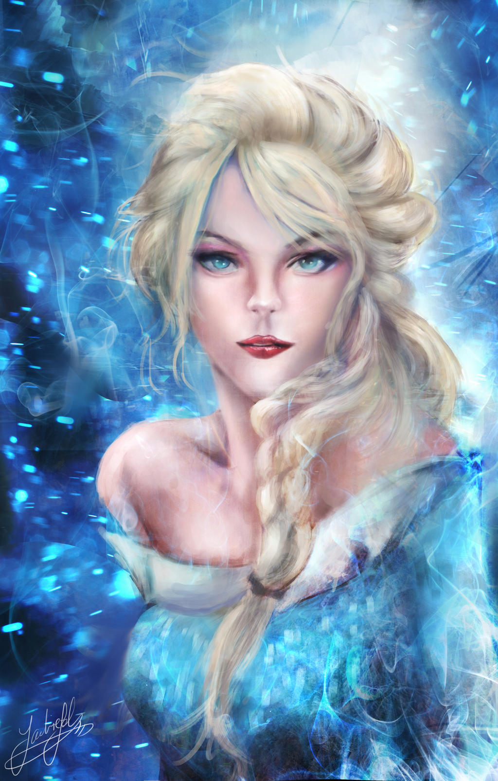 Speed painting elsa