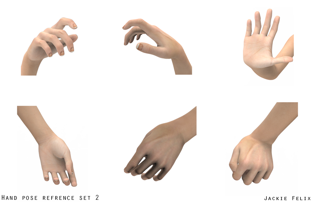 Hand Pose reference pack 2 by Jackiefelixart on DeviantArt