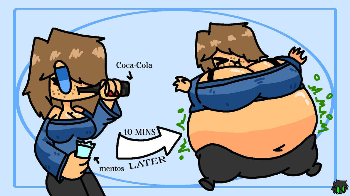 Body Inflation Inflation Potion explosive drink (request) (inflation) by DrawAdicted on DeviantArt