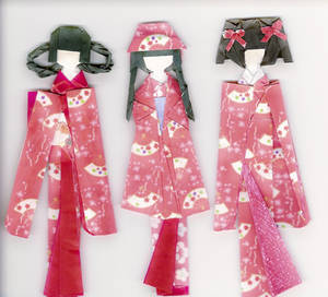 Japanese little dolls