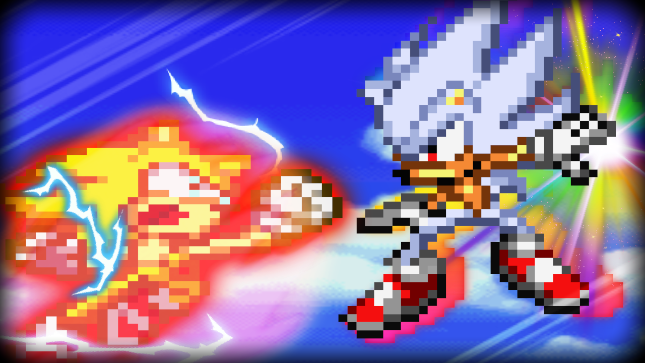 Super Sonic 2 vs Hyper Sonic by ChaoticPrince7 on DeviantArt