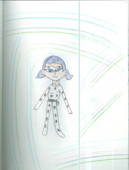 Marinette in a dalmation costume