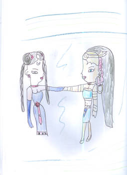 Queen Moon Shadow and Queen Samira