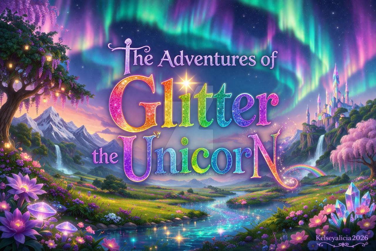 The Adventures of Glitter the Unicorn Title Card