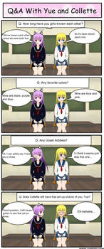 Q/A with Yue and Collette