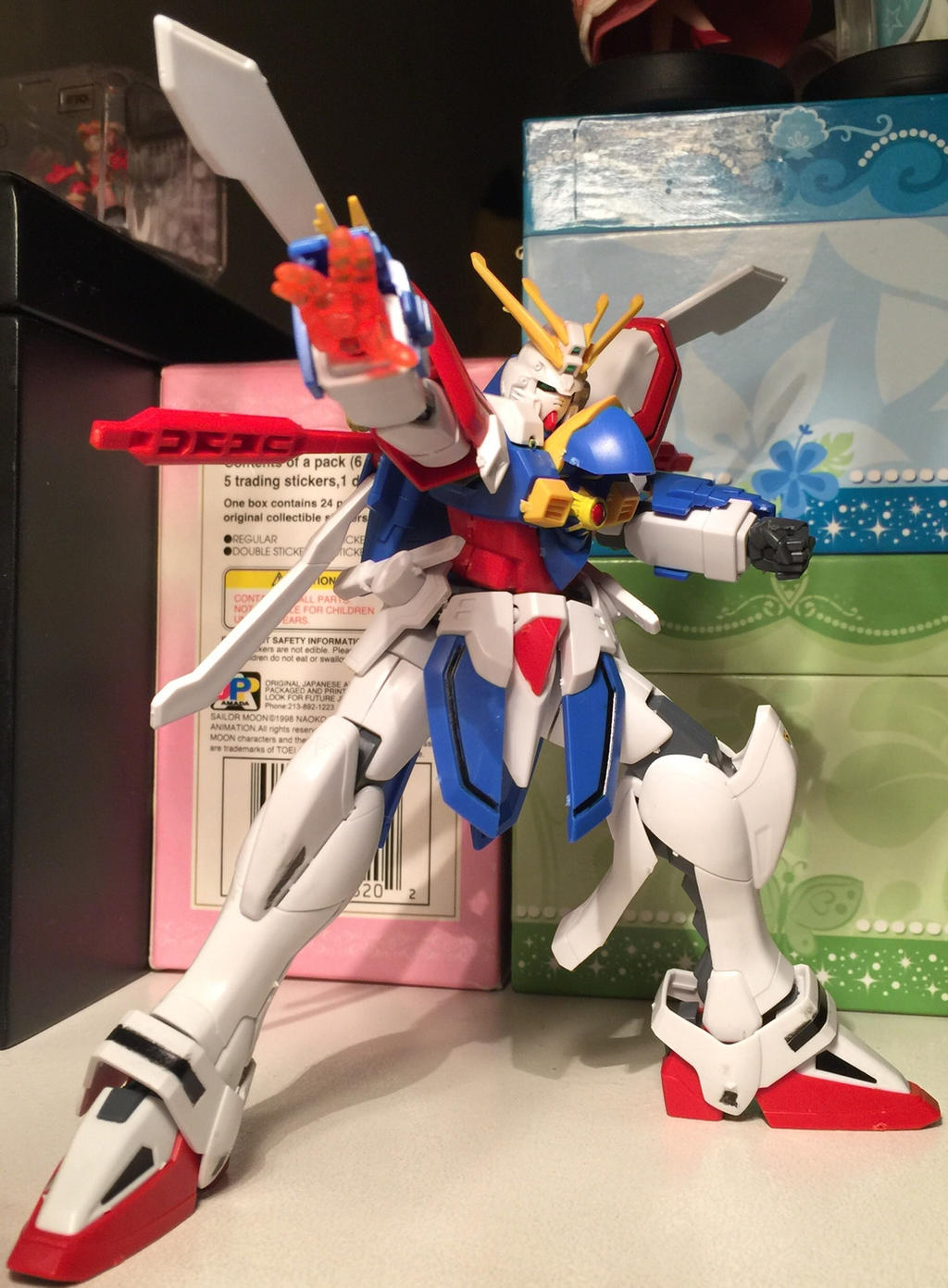 Bandai 1/144 Scale Burning Gundam Model Kit