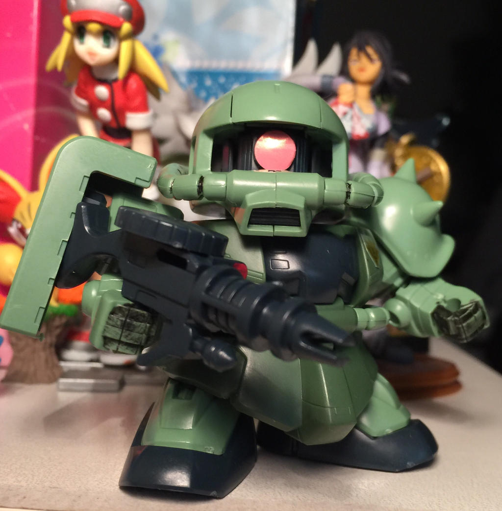 Bandai SD Gundam Zaku II Model Kit