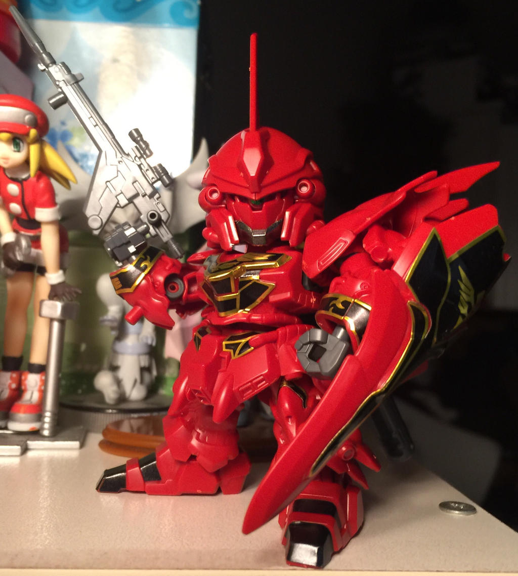 SD Gundam Ex-Standard MSN-06S Sinaju Model Kit