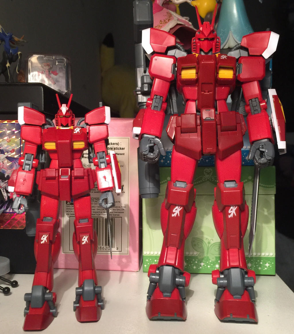 High Grade and Master Grade Size Comparison
