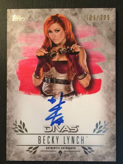 Becky Lynch Autograph Card