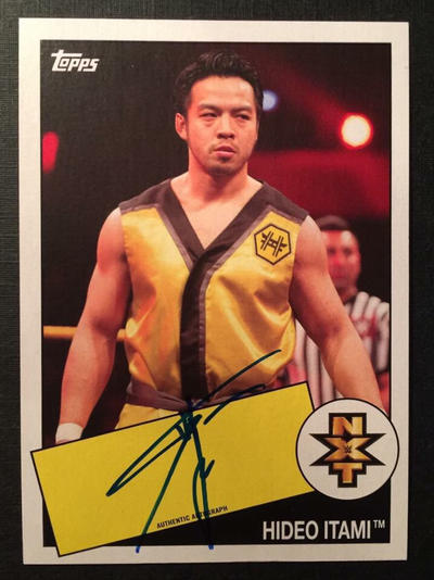 Hideo Itami Autograph Card