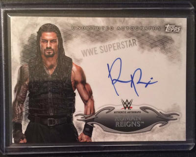 Roman Reigns Autograph Card