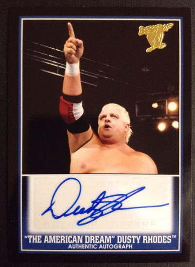 Dusty Rhodes Autograph Card