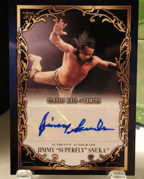 Jimmy Superfly Snuka Autograph Card