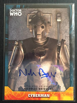 Nicholas Briggs Autograph Card