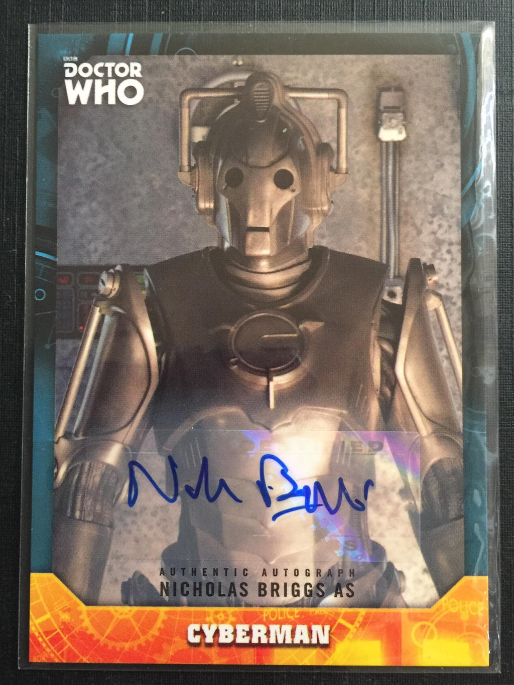 Nicholas Briggs Autograph Card