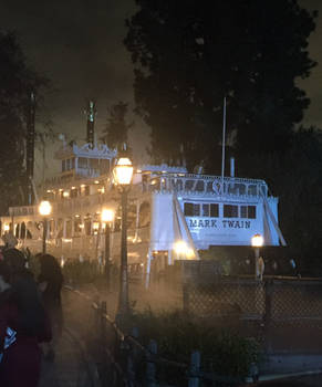 Ghostly Ship on the River