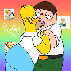 Homer x Peter