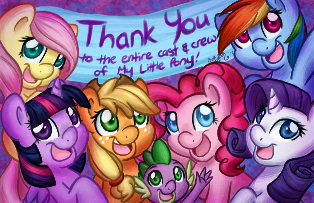 Thank You to the entire staff of My Little Pony