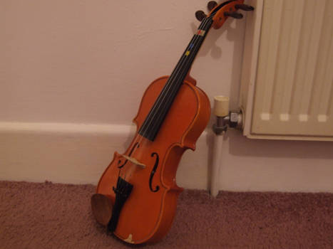 My practice violin ahh the memories :'3