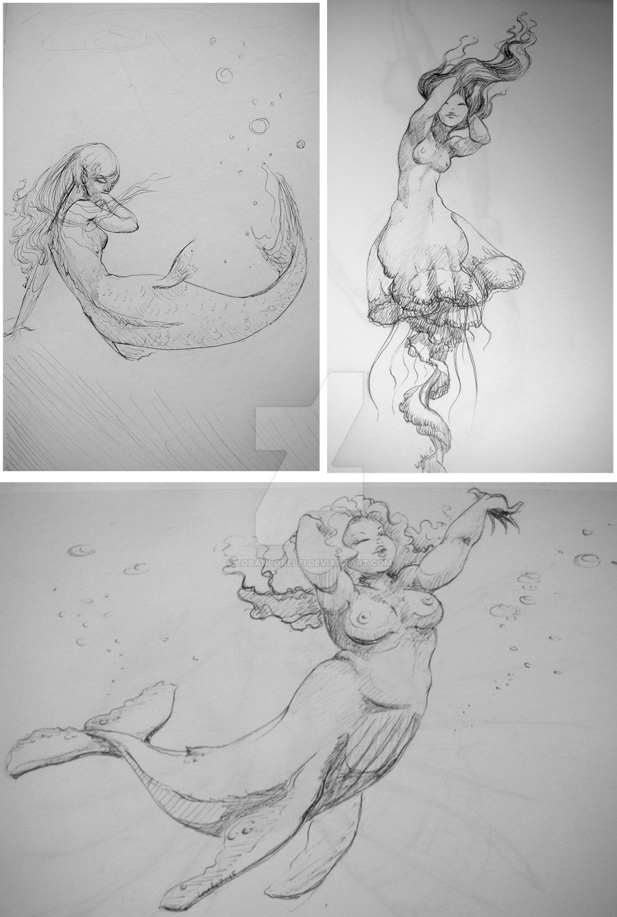 3 mermaids