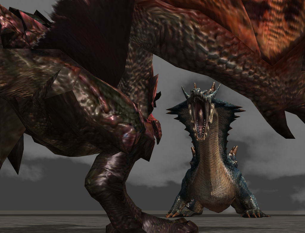 Dreadking Rathalos vs Lagiacrus by SporemanJake on DeviantArt