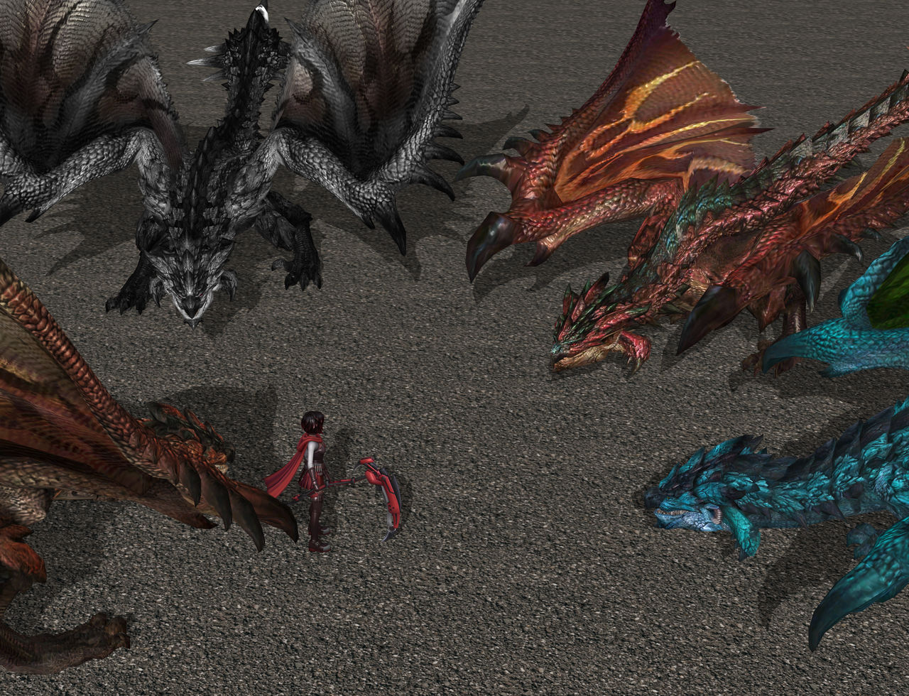 Meeting the Rathalos Family by SporemanJake on DeviantArt