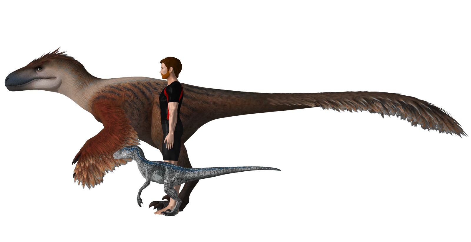 The Scale of Raptors by SporemanJake on DeviantArt