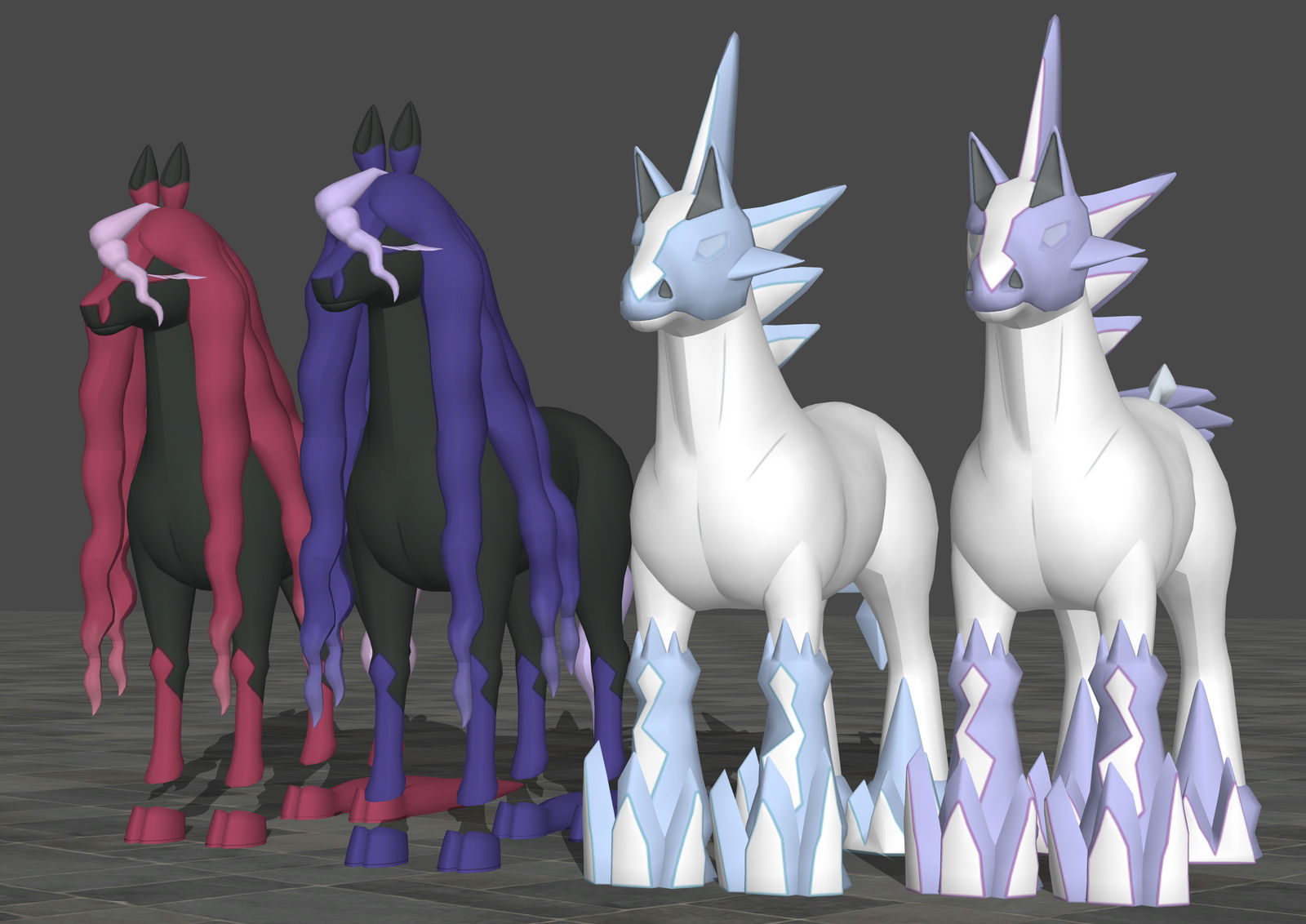 Spectrier Rider XPS Pkmn SwSh Spectrier and Glastrier by SporemanJake on DeviantArt