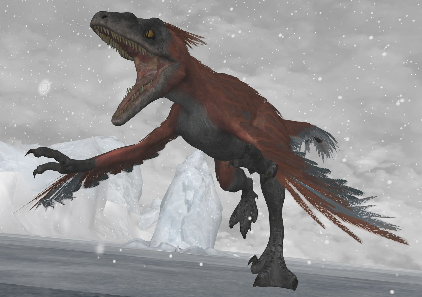 Pyroraptor by SporemanJake on DeviantArt
