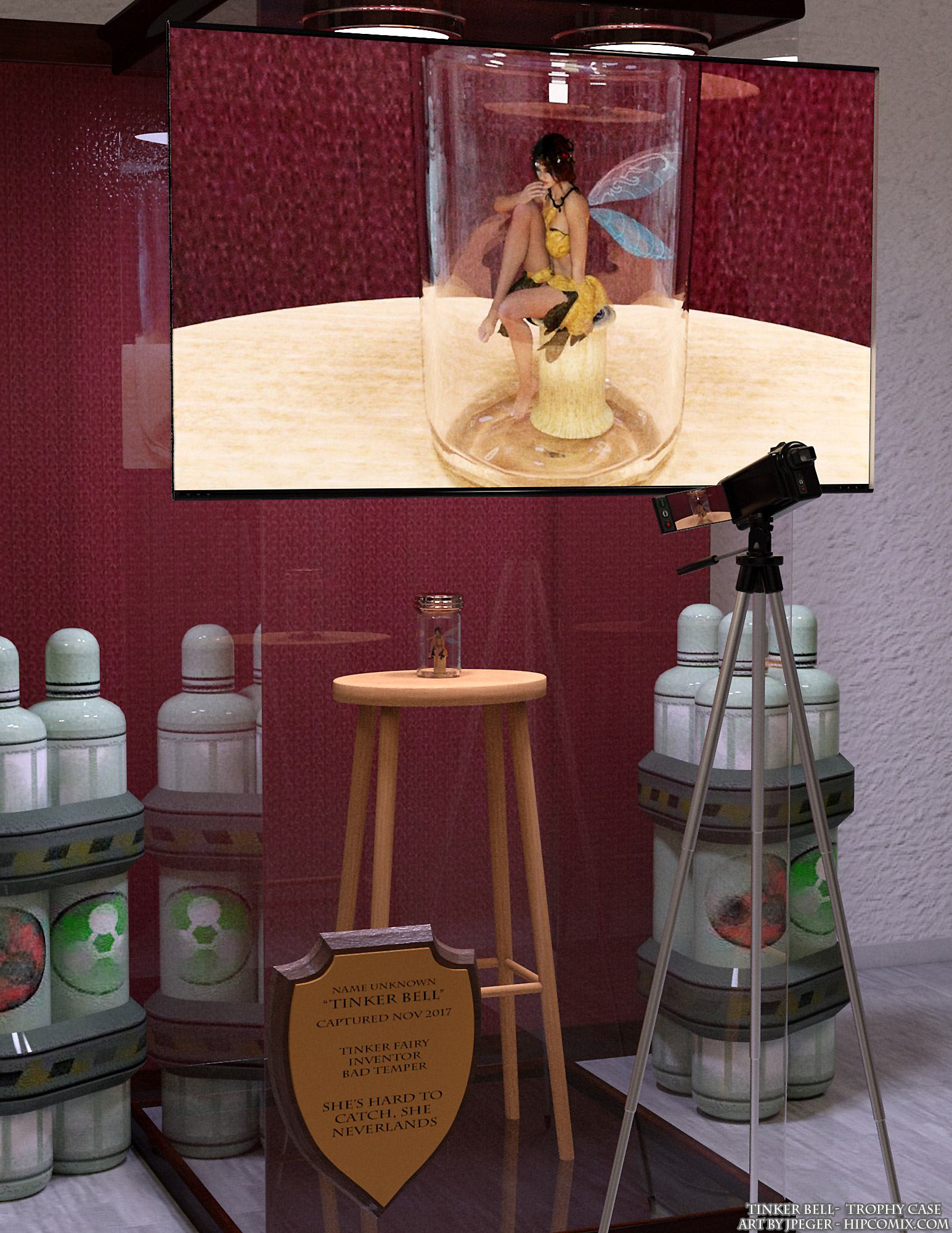 Tinkerbell Trophy Case