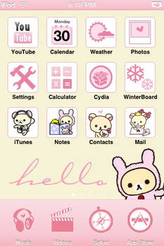 Korilakkuma iTouch Theme