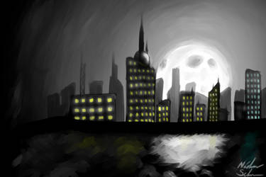 Moonlit City