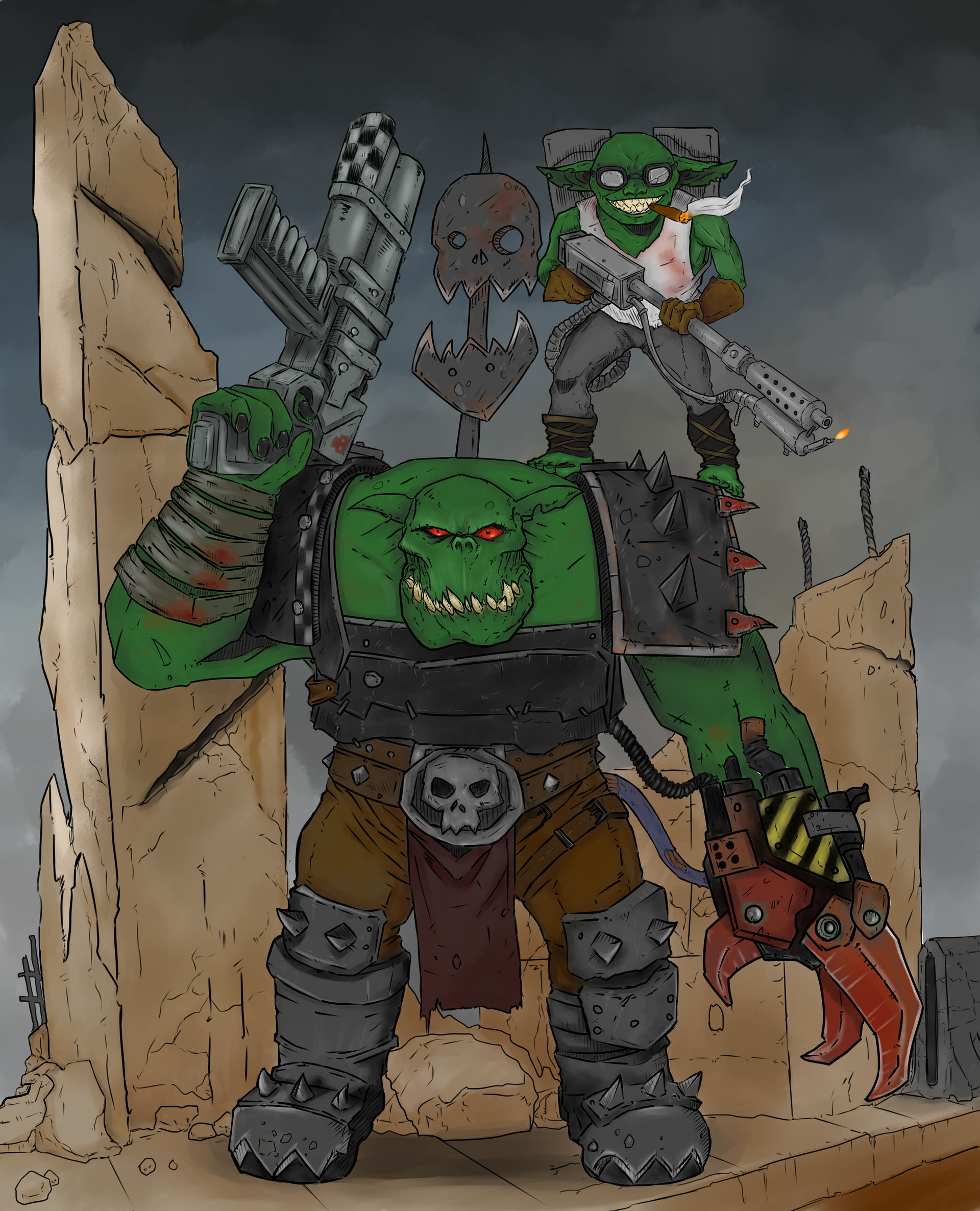 Warhammer Ork Boyz