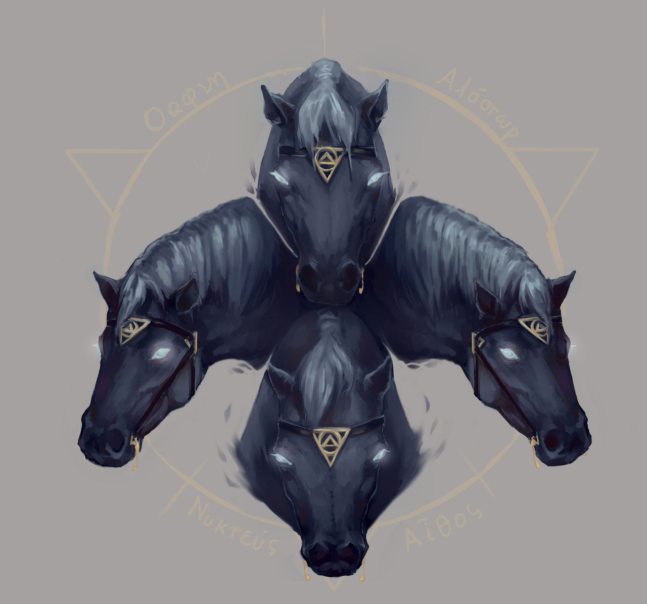 Hades' Hell Horses by Stigerea