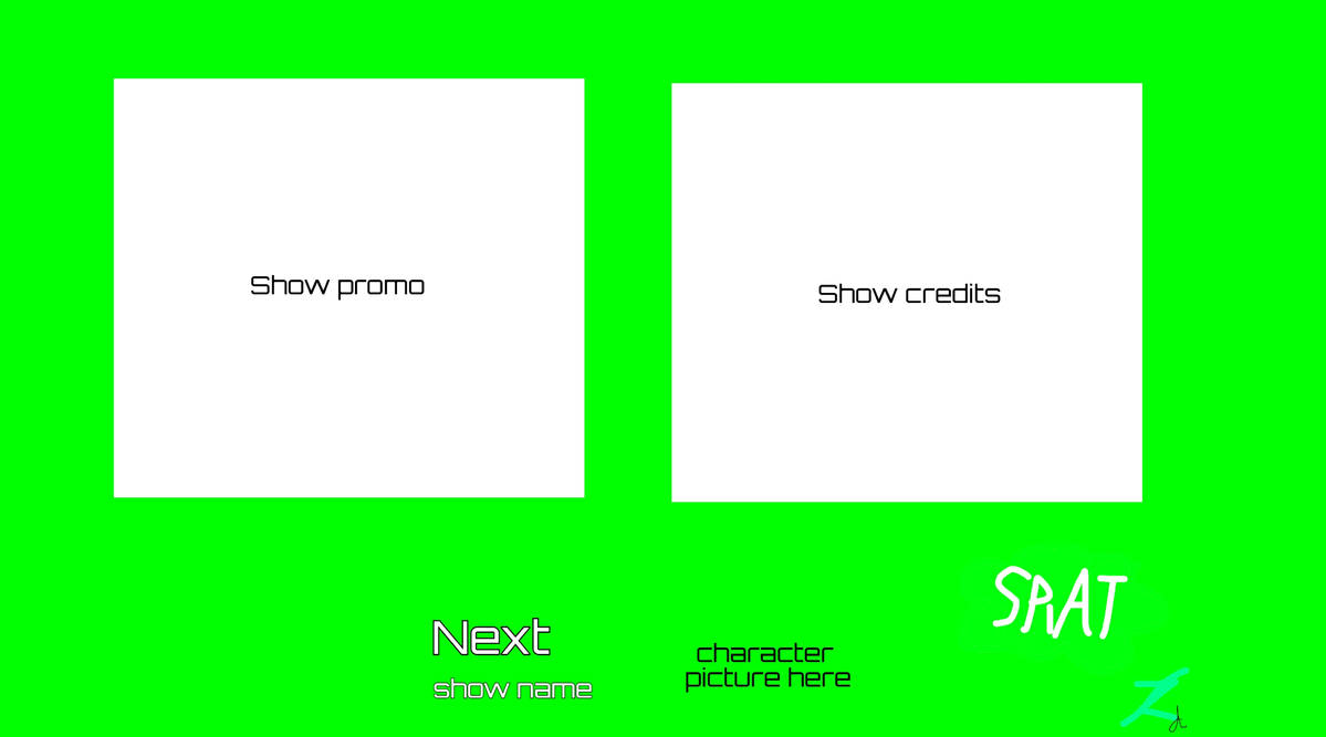 Splat Split Screen Credits Template by tupaday on DeviantArt