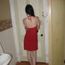 Back red dress