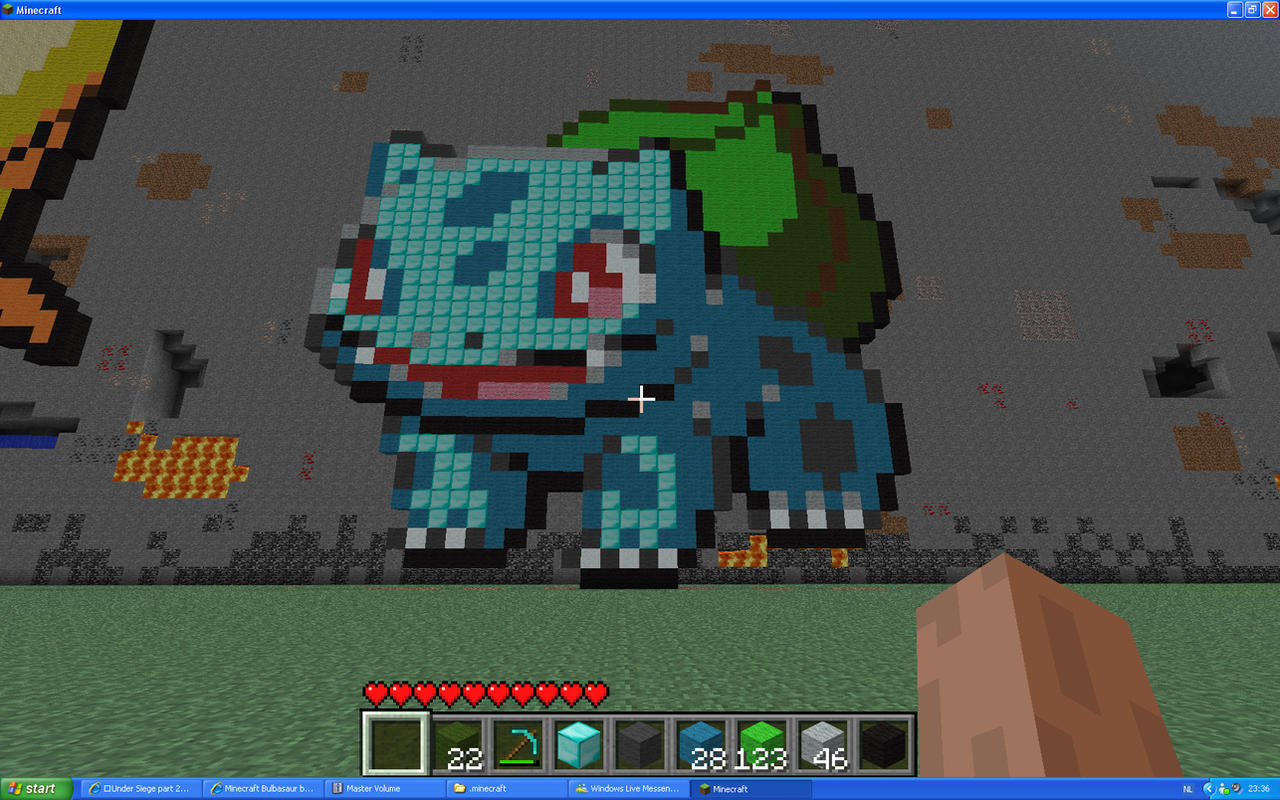 Bulbasaur Minecraft Bulbasaur On Minecraft by Miccopicco on DeviantArt