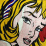 Girl with Hair Ribbon 1965 Lichtenstein