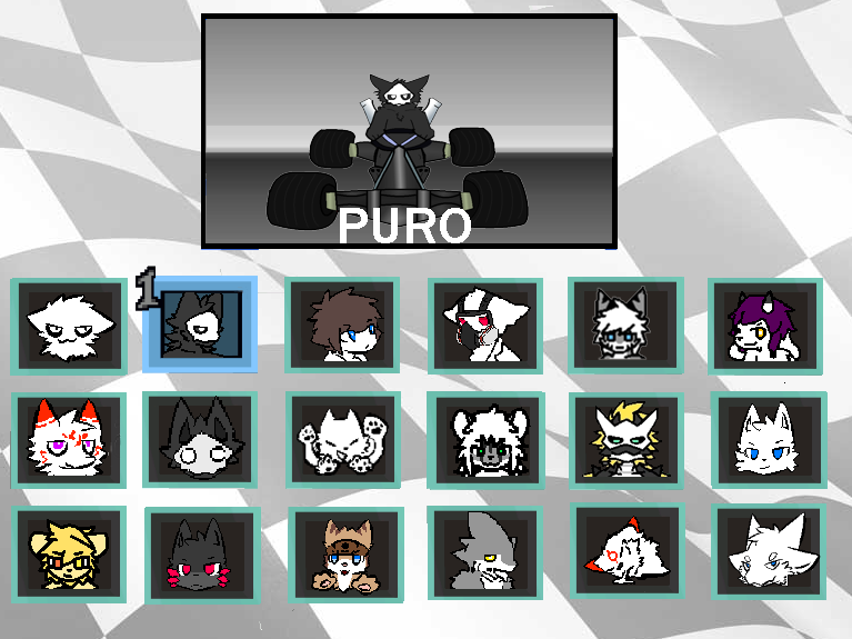 Changed Character List Character select (Changed racing fan made) by Keonwolf96 on DeviantArt