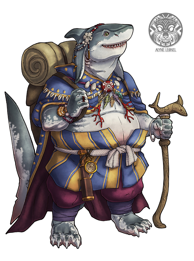 Frost Shark (An aquatic predator with a cold bite) : r/DnDHomebrew