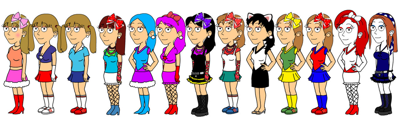 Hyper Randy The Rainbow Bow Girls (WofterStudio Version) by HyperRandy on DeviantArt