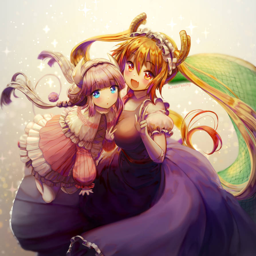 Dragon Maid Tohru and Kanna by KirakiPeachy on DeviantArt 