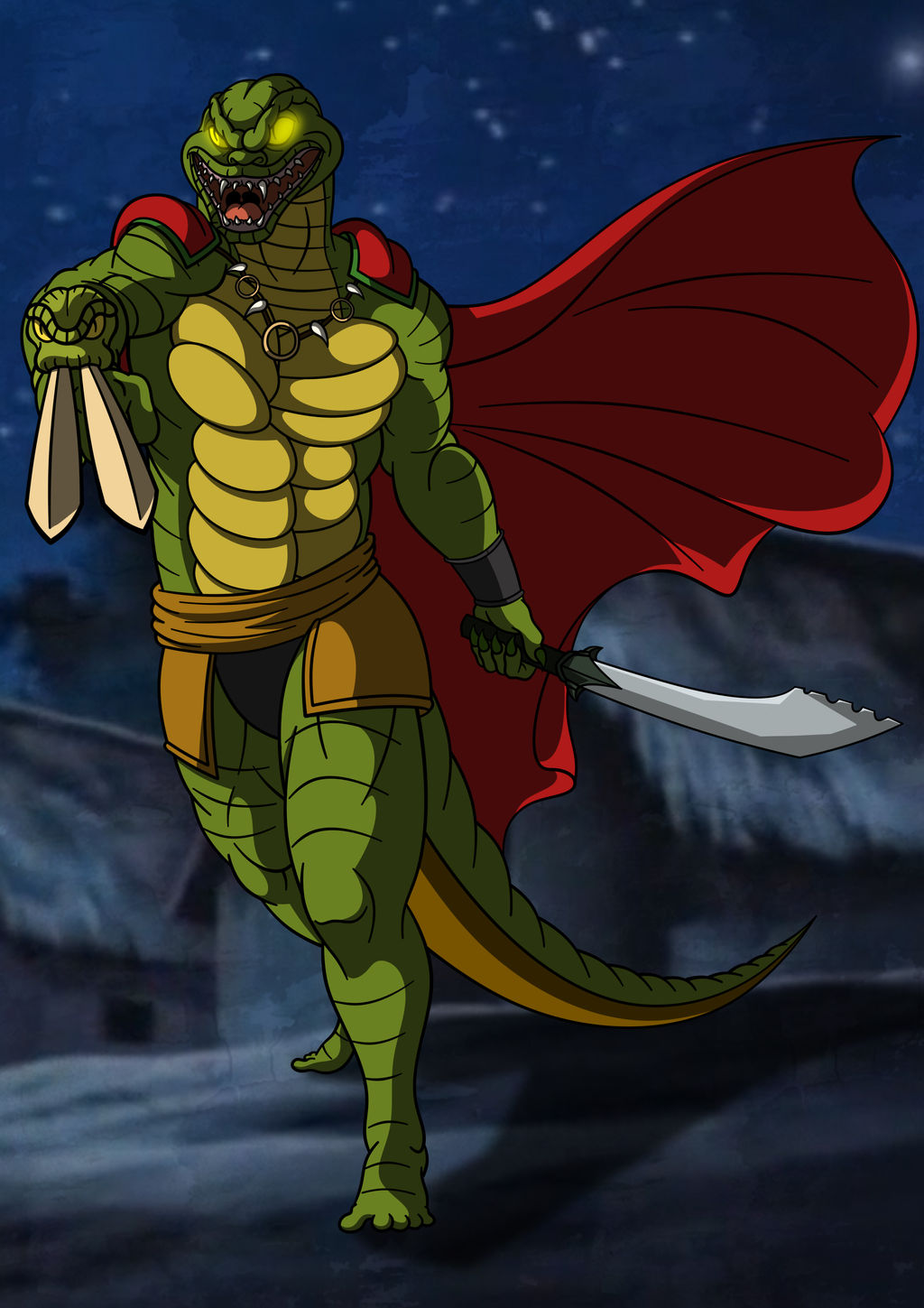 Wrath-Amon in Serpent Form – Conan Animation