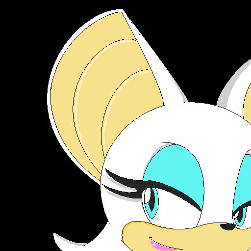Rouge on Paint by colorboy on DeviantArt
