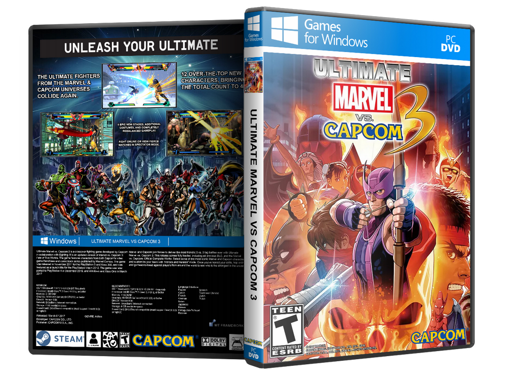Ultimate Marvel Vs Capcom 3 3D 2 by apolopx on DeviantArt